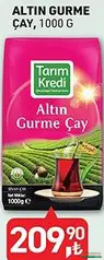 TARIM KREDİ BİRLİK ALTIN GURME SİYAH ÇAY 1000 G TARIM KREDİ BİRLİK ALTIN GURME SİYAH ÇAY 1000 G